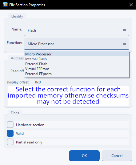 La vista checksum
